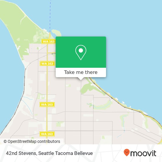 Mapa de 42nd Stevens, Tacoma, WA 98407