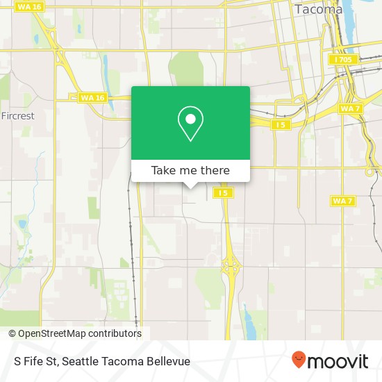 S Fife St, Tacoma, WA 98409 map