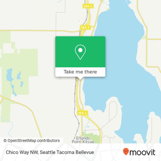Mapa de Chico Way NW, Bremerton, WA 98312