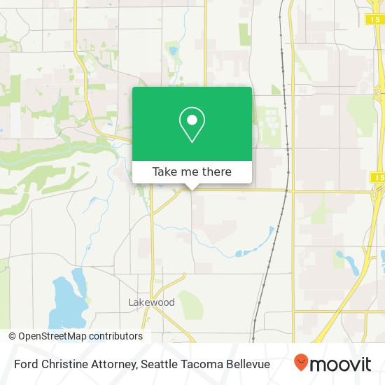 Ford Christine Attorney, 7403 Lakewood Dr W map
