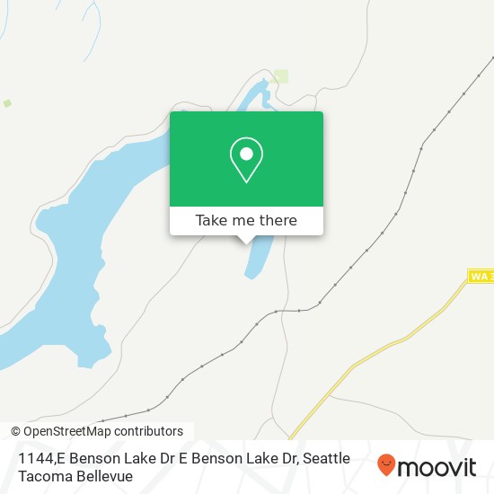 Mapa de 1144,E Benson Lake Dr E Benson Lake Dr, Grapeview, WA 98546