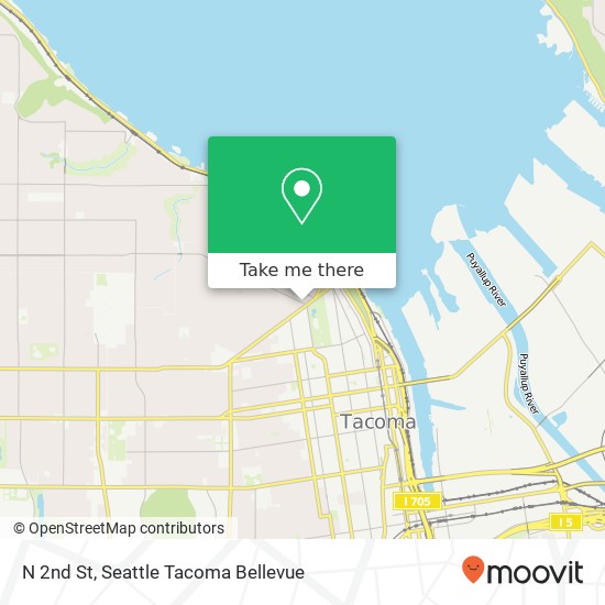 N 2nd St, Tacoma, WA 98403 map