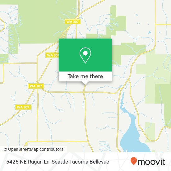 Mapa de 5425 NE Ragan Ln, Poulsbo, WA 98370