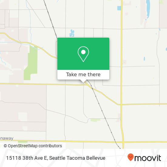 Mapa de 15118 38th Ave E, Tacoma, WA 98446