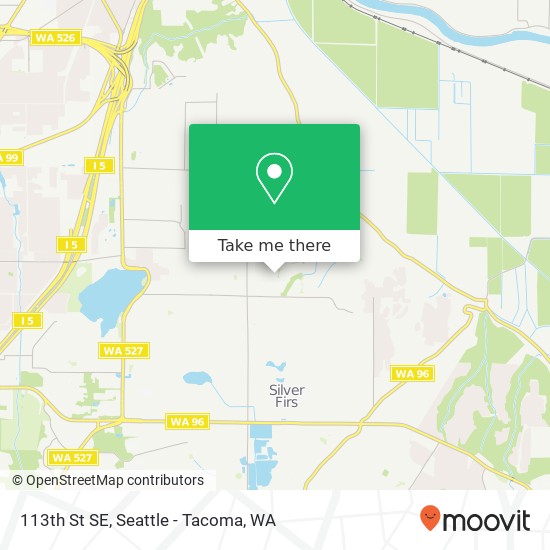 Mapa de 113th St SE, Everett, WA 98208