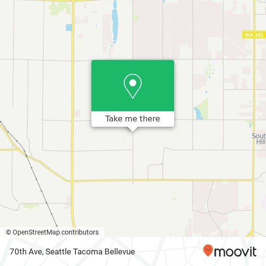 Mapa de 70th Ave, Puyallup, WA 98375