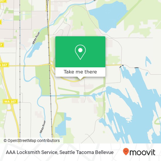 AAA Locksmith Service, 1402 Lake Tapps Pkwy SE map