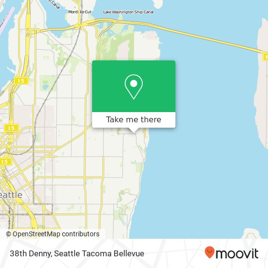 38th Denny, Seattle, WA 98122 map