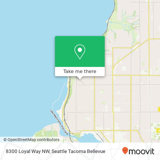 8300 Loyal Way NW, Seattle, WA 98117 map