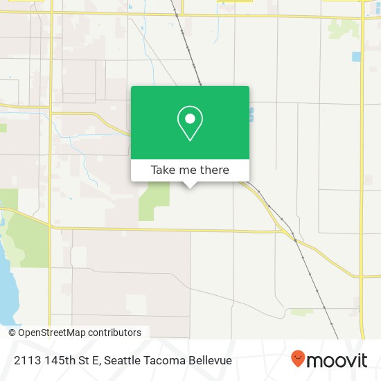 Mapa de 2113 145th St E, Tacoma, WA 98445