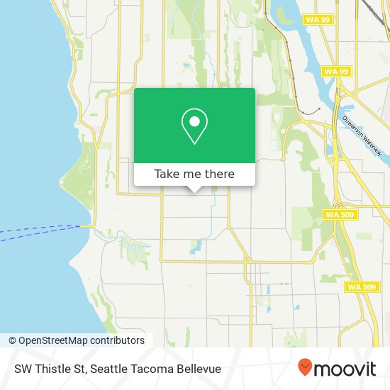 SW Thistle St, Seattle, WA 98126 map