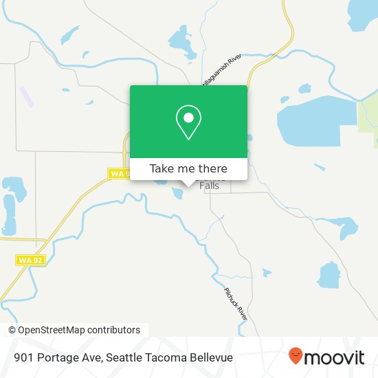 Mapa de 901 Portage Ave, Granite Falls, WA 98252