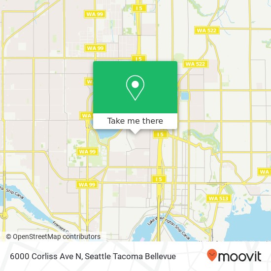6000 Corliss Ave N, Seattle, WA 98103 map