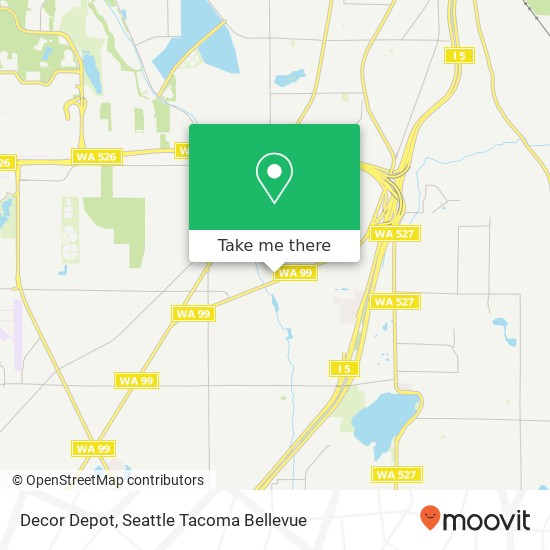 Mapa de Decor Depot, 305 SE Everett Mall Way