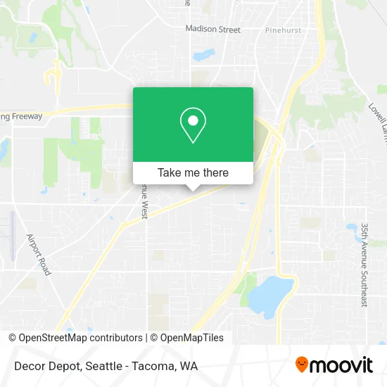 Mapa de Decor Depot