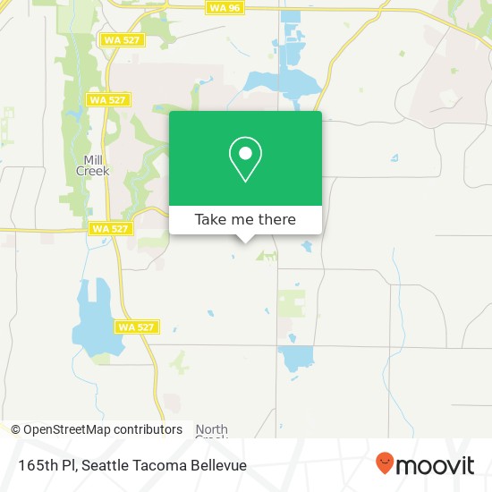 165th Pl, Bothell, WA 98012 map