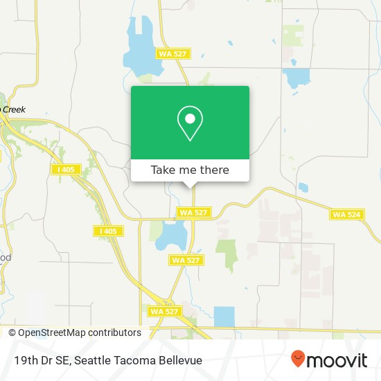 Mapa de 19th Dr SE, Bothell, WA 98012