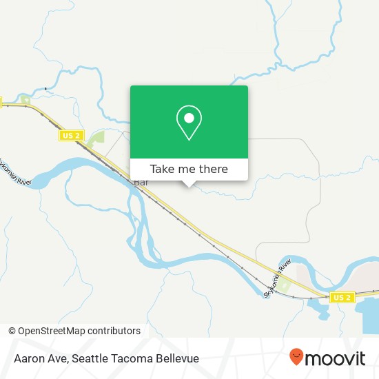 Aaron Ave, Gold Bar, WA 98251 map