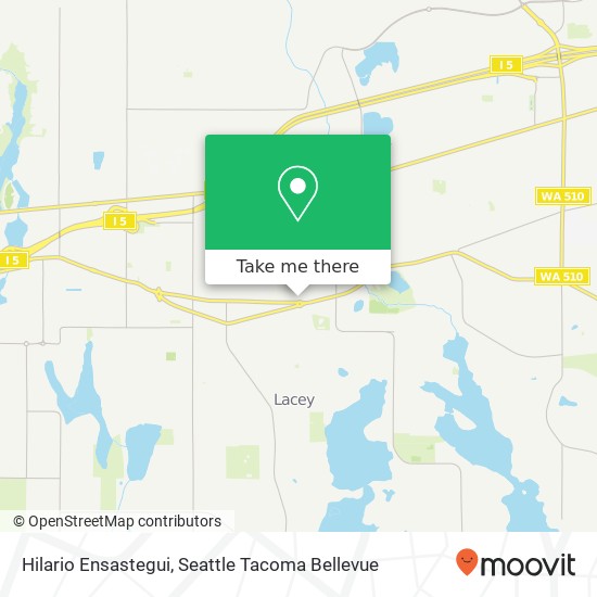 Mapa de Hilario Ensastegui, 5800 Pacific Ave SE