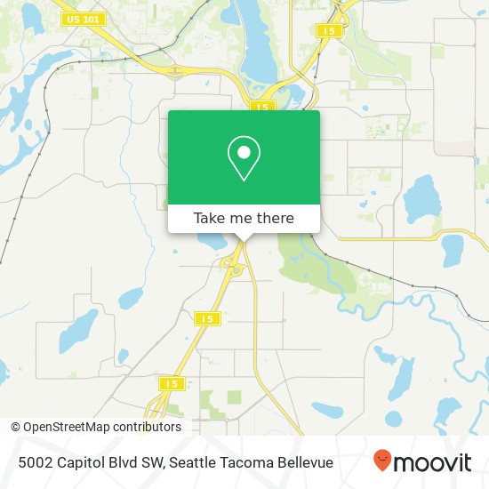 5002 Capitol Blvd SW, Tumwater, WA 98501 map