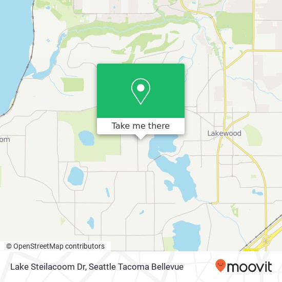 Lake Steilacoom Dr, Lakewood (TACOMA), WA 98498 map