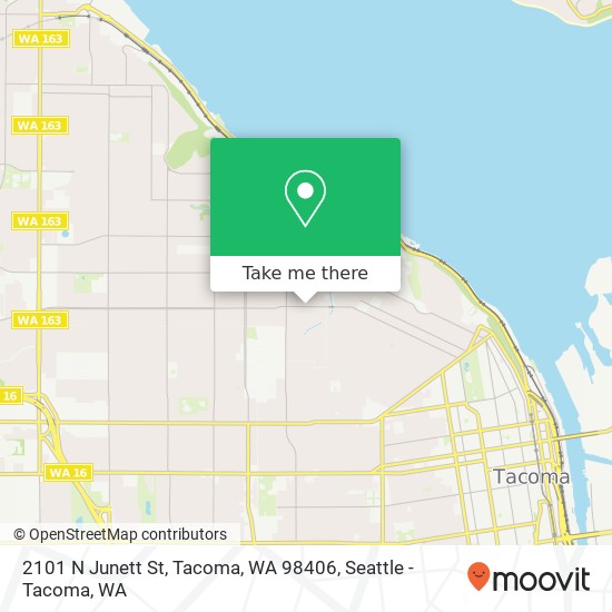 2101 N Junett St, Tacoma, WA 98406 map