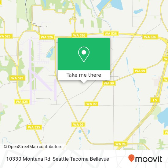 Mapa de 10330 Montana Rd, Everett, WA 98204