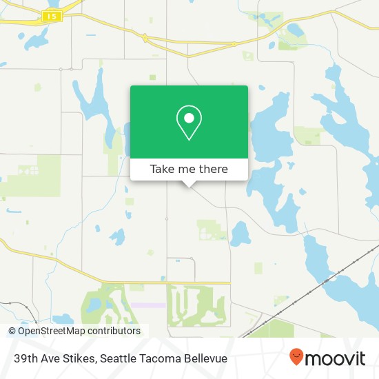 Mapa de 39th Ave Stikes, Lacey, WA 98503