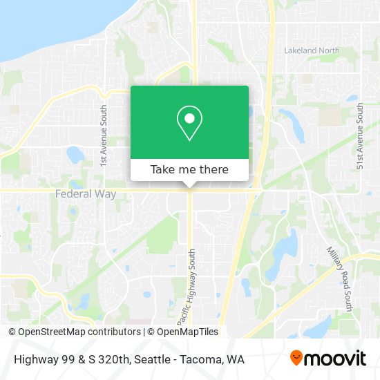 Mapa de Highway 99 & S 320th