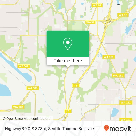 Mapa de Highway 99 & S 373rd, Federal Way, WA 98003