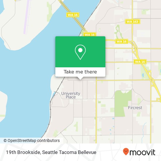 Mapa de 19th Brookside, Tacoma, WA 98465