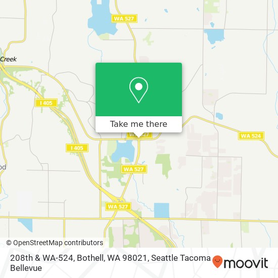 Mapa de 208th & WA-524, Bothell, WA 98021