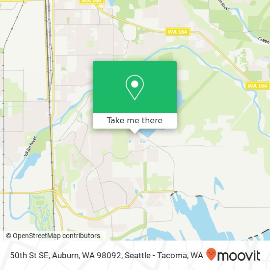 Mapa de 50th St SE, Auburn, WA 98092