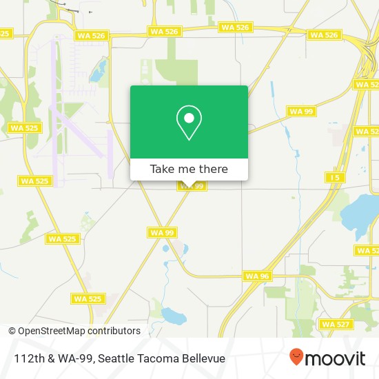 Mapa de 112th & WA-99, Everett, WA 98204