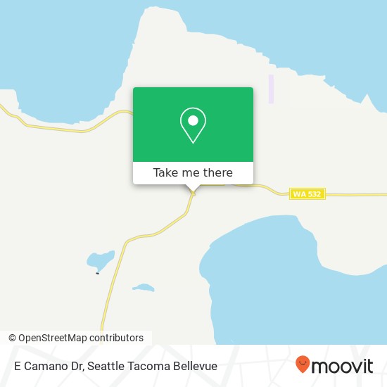 Mapa de E Camano Dr, Camano Island, WA 98282