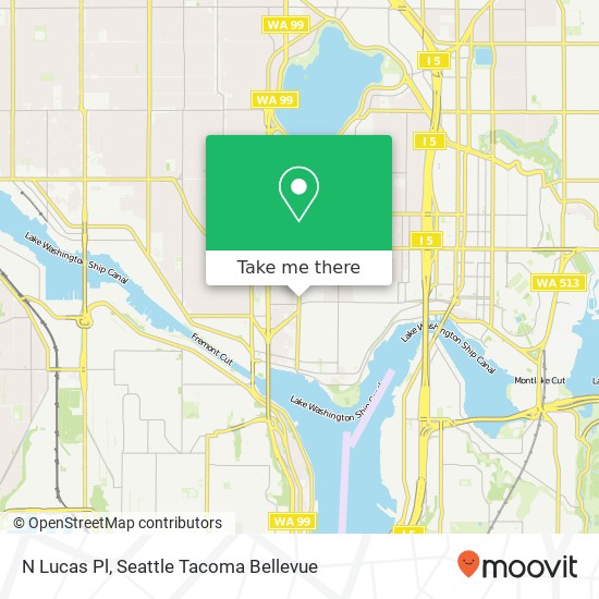 Mapa de N Lucas Pl, Seattle, WA 98103