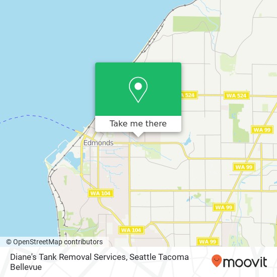 Diane's Tank Removal Services, 1007 Bell St map