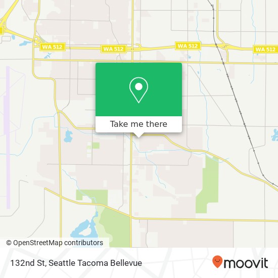 Mapa de 132nd St, Tacoma, WA 98445