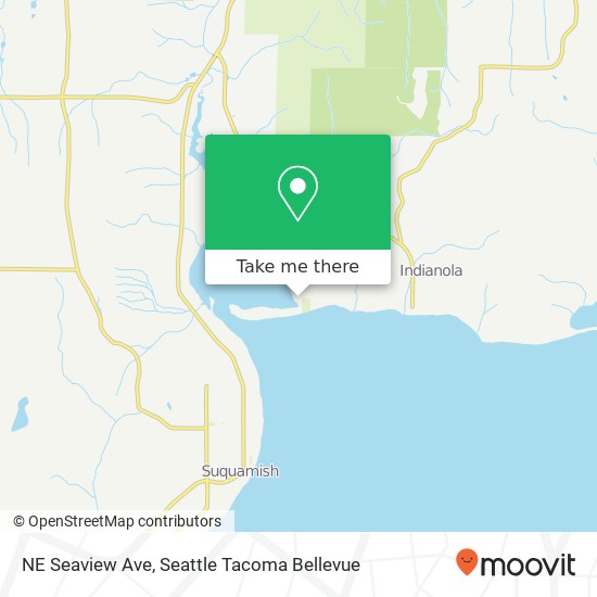 NE Seaview Ave, Indianola, WA 98342 map