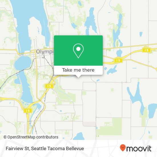 Mapa de Fairview St, Olympia, WA 98501