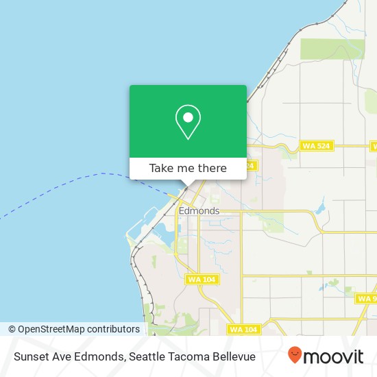 Sunset Ave Edmonds, Edmonds, WA 98020 map