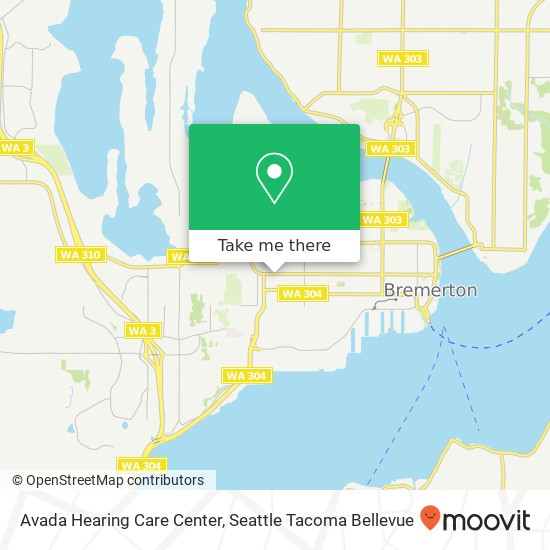 Mapa de Avada Hearing Care Center, 2525 6th St