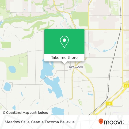 Mapa de Meadow Salle, Lakewood, WA 98499