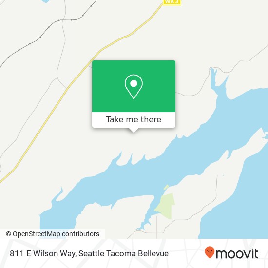 Mapa de 811 E Wilson Way, Grapeview, WA 98546
