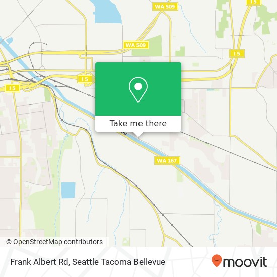 Mapa de Frank Albert Rd, Fife, WA 98424
