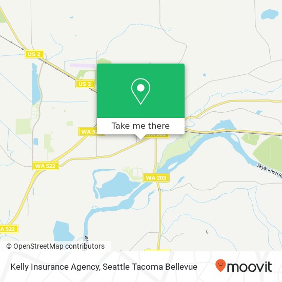 Mapa de Kelly Insurance Agency, 419 W Main St