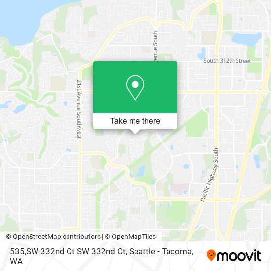 535,SW 332nd Ct SW 332nd Ct map
