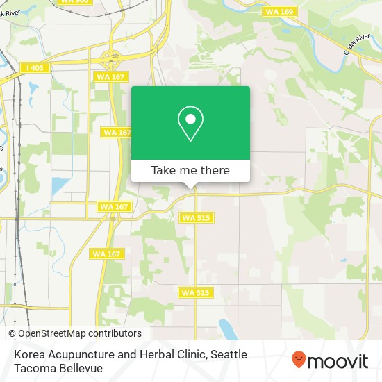 Mapa de Korea Acupuncture and Herbal Clinic, 10716 SE Carr Rd