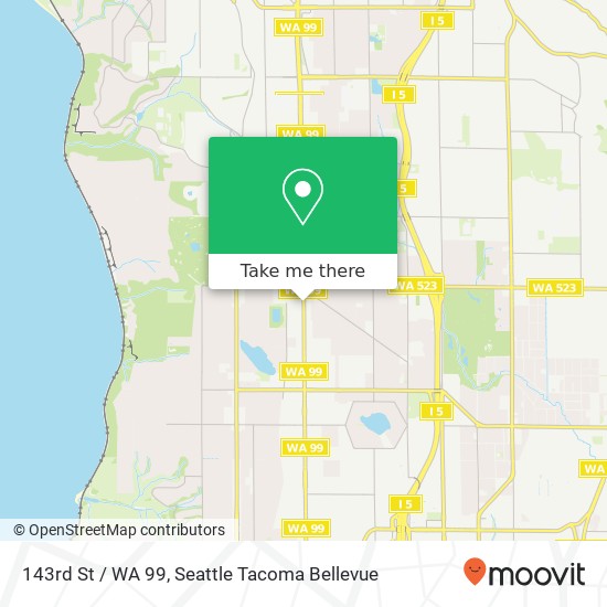 143rd St / WA 99, Seattle, WA 98133 map