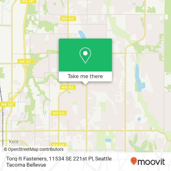 Mapa de Torq-It Fasteners, 11534 SE 221st Pl